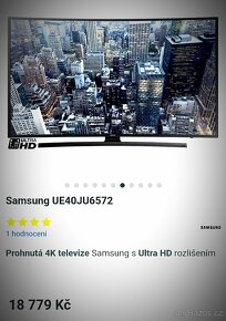 Smart TV Samsung - 4K - Wi-Fi - Dvb-t-2 (H.265) - 5