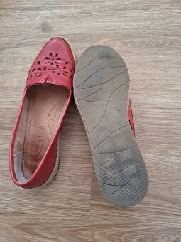 Červené baleriny / espadrilky Lasocki, vel. 38 - 5