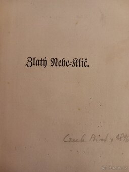 Zlatý nebe klíč Bible 1896 - 5