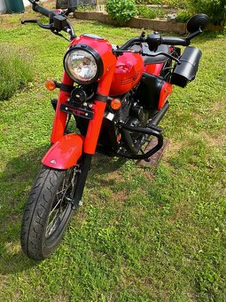 Jawa 350 CL Pérák červená Limitka č. 15 - najeto 2110 Km - 5