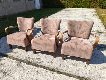 Halabala 3křesla koktejlky,romantiky - 5