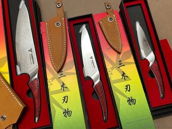 Nože Sanmuzuo LA-S9 kolekce 3ks - 5