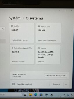 Notebook Dell latitude 5300 dotykovy - 5