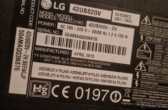 42" 4K DVBT2 LG 42UB820V (s menší vadou) - 5