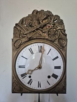 NÁSTĚNNÉ HODINY COMTOISE - FUNKČNÍ - 5