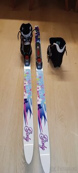 Dětské běžky 125 cm + boty č.34 + hůlky 100 cm - 5