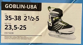 Chlapecké lední brusle - nastavitelná velikost (35 - 38) - 5