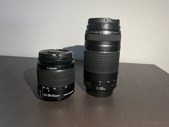 Canon EOS 2000D + 18-55mm IS + 75-300mm + brašna - 5