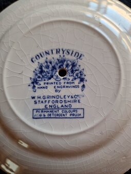 Starožitný etažér - Anglický porcelán - 5