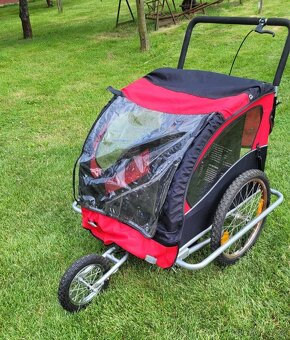 Multifunkční dětský vozík za kolo - 5