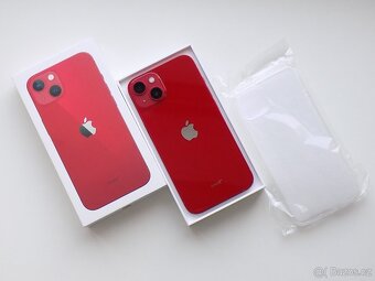 APPLE iPhone 13 256GB Red - ZÁRUKA 12 MĚSÍCŮ - 100% BATERIE - 5