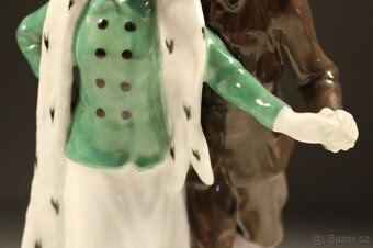 Alfred Otto KÖNIG (1871-1940) Porcelánová figurka míšeňského - 5