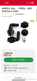 Solární ohřev 3,6m2 se stojanem - k bazénu - 5