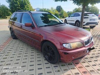 Bmw e46 318i touring, chiarettorot metallic - 5