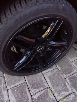 Borbert XR . R17 5x120  černé originál zimní sada - 5