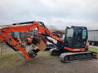 minibagr Kubota KX 080-4, dělené rameno - 5