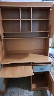 DĚTSKÝ NÁBYTEK- CELÝ POKOJ SKŘÍNĚ STŮL - 5