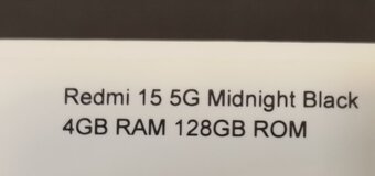 Xiaomi Redmi 15 5G - 5