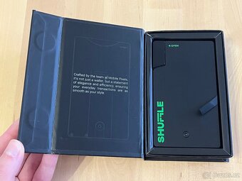 Shuffle Wallet Neon Black - minimalistická peněženka - 5