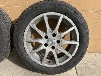 Zánovní ALU kola Aluett + letní pneu (5x108, Ford Mondeo...) - 5