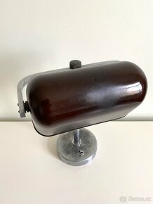 Starožitná stolní lampa - bankéřka - 5