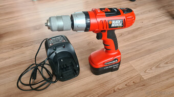 Aku vrtačka s příklepem Black & Decker HP148F2K, bez baterie - 5
