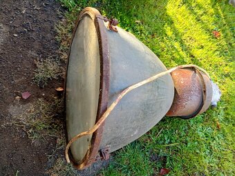 Staré Velké Industriální Tovární Lampy - 5