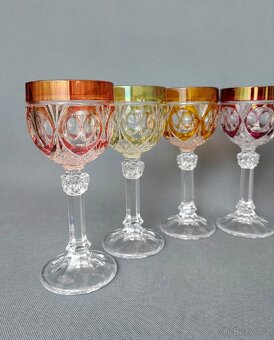 Luxusní sada křišťálových broušených sklenic od Hofbauer - 5