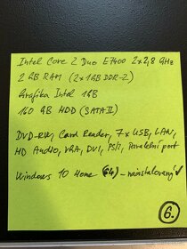 Stolní počítač PC Desktop Computer Intel 2x2,8GHz - 5