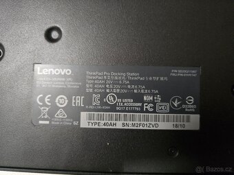 Lenovo příslušenství k notebooku (dok. stanice, nabíječka) - 5