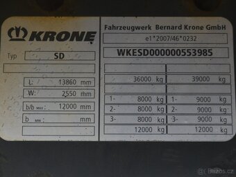 KRONE SD standard - návěs - 5