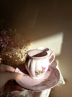 Růžové šálky na espresso - 5