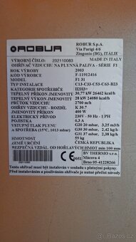 Teplovzdušná plynová jednotka Robus F1-31 - 5