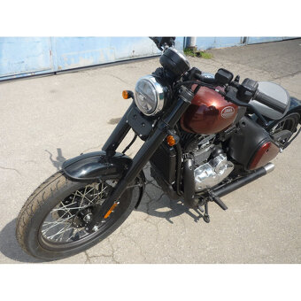 NOVÝ MOTOCYKL - JAWA 350CL PÉRÁK - BOBBER (MĚDĚNÁ BARVA) - 5