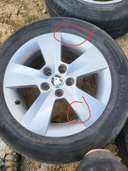 Letní sada ALU originál Škoda 185/60R15 - 5