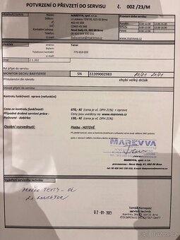 Monitoring dechu Babysense 2 pro - 5