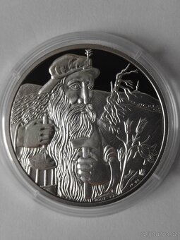 Sada 5 ks stříbrných medailí Strážci českých hor. - 5