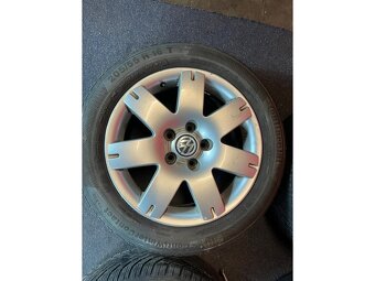 ALU disky 5x112 R16 7Jx16H2 ET 37 se zimními pneu 205/55 R16 - 5