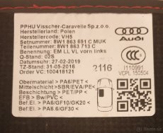 Orig.velurove koberce Audi RS4 , RS5 2016+ - 5