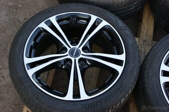 Borbet dvoubarevna R17 VW Seat Skoda Audi 5x112 letni pneu - 5
