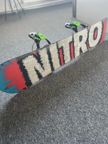 Dětský snowboardový set Nitro 121 cm s vázáním SP Kido Black - 5