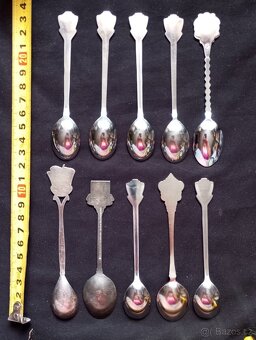 Sběratelské lžičky, vidličky, nože - celkem 106 ks - 5