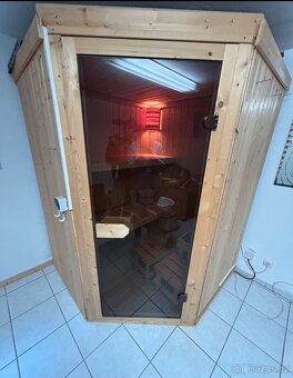 Finská sauna 160x160cm198v - 5