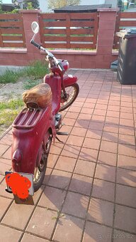 Jawa 555 s TP na SPZ, pařez, pionýr, 50 - 5