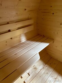 Zahradní finská sudová sauna - 5