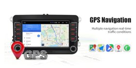Nové 7" 2Din autorádio pro VW, ŠKODA SEAT s Android, GPS, BT - 5