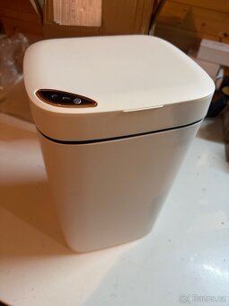 Automatický odpadkový koš 16 l bílý - 5