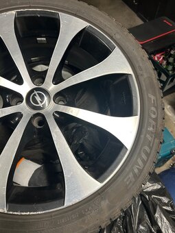 Alu kola 4x100, Opel Corsa s pneu M+S Fortune 215/45 R17 - 5