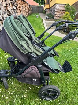 Dvojčecí kočár TFK DUO 2 2023 olive - 5