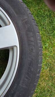 Prodám 4 x Al kola DEZENT pneu Barum a Michelin 61/2 Jx16H2 - 5